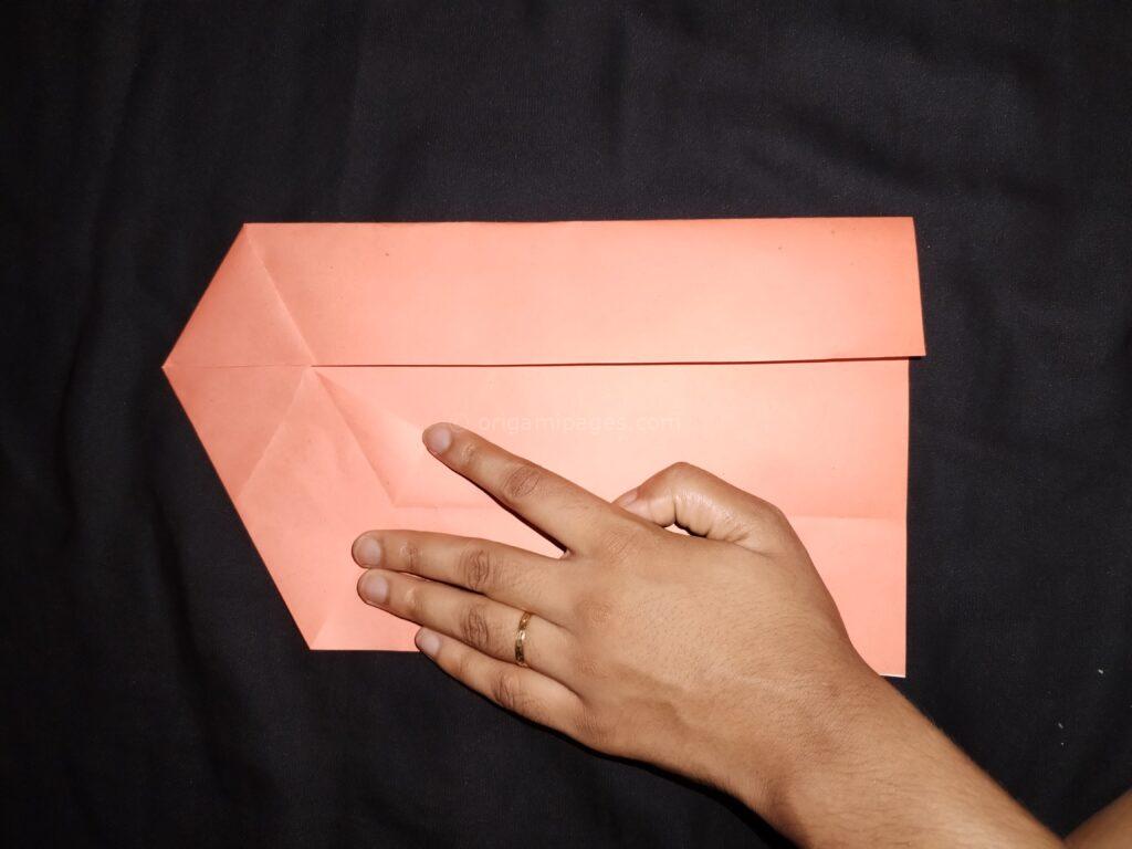 Origami Hexagonal Envelope Step: 4c