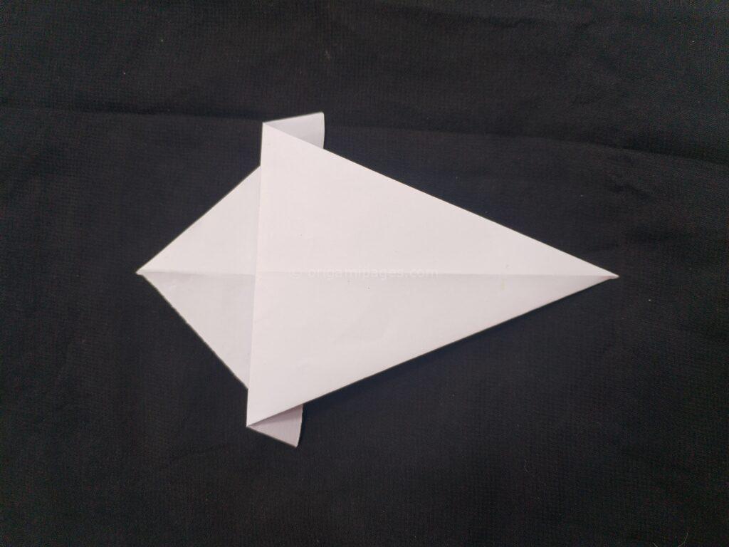 origami mushroom step: 5