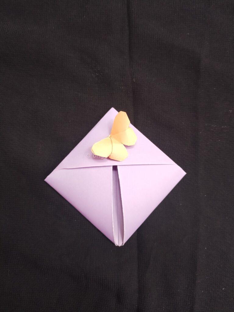 Origami Paper Storage Pocket Step : 5