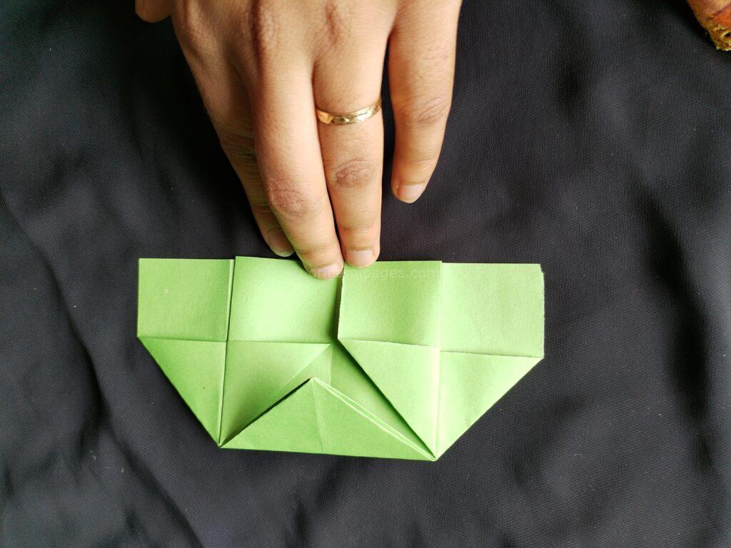 origami envelope box step: 5a