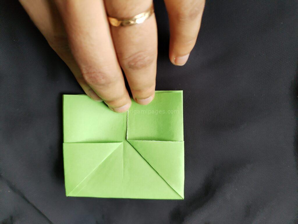 origami envelope box step: 5b