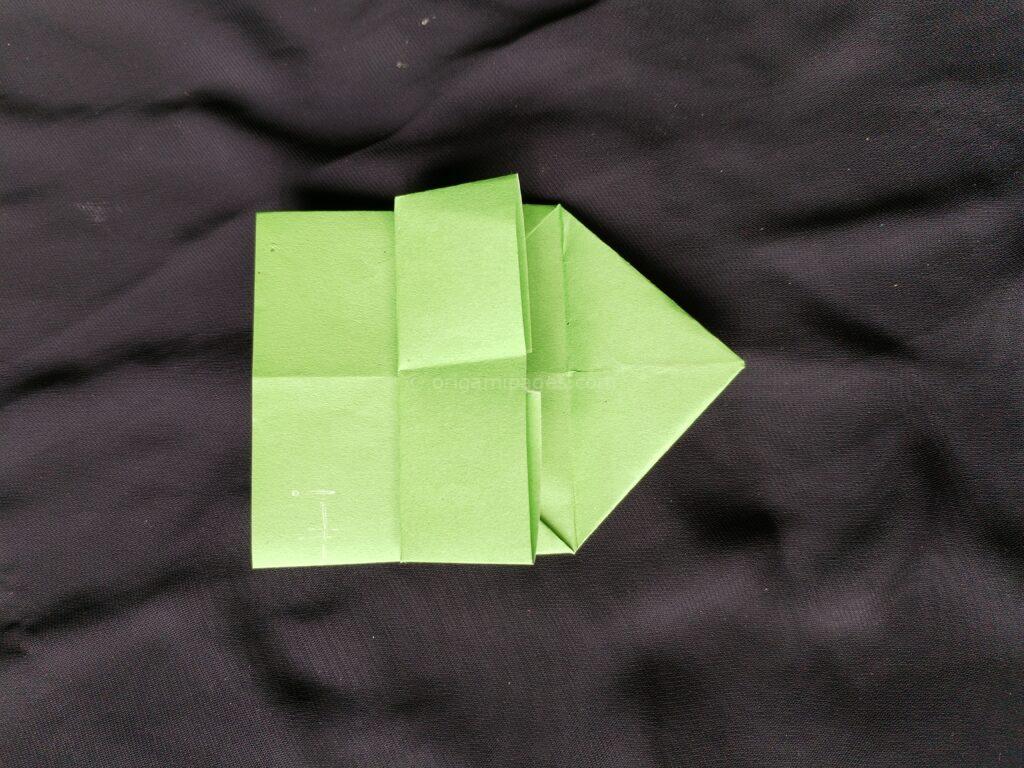 origami envelope box step: 6a