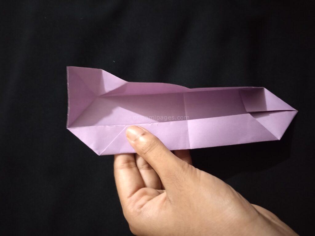 Double Love Origami Bookmark Step: 6a