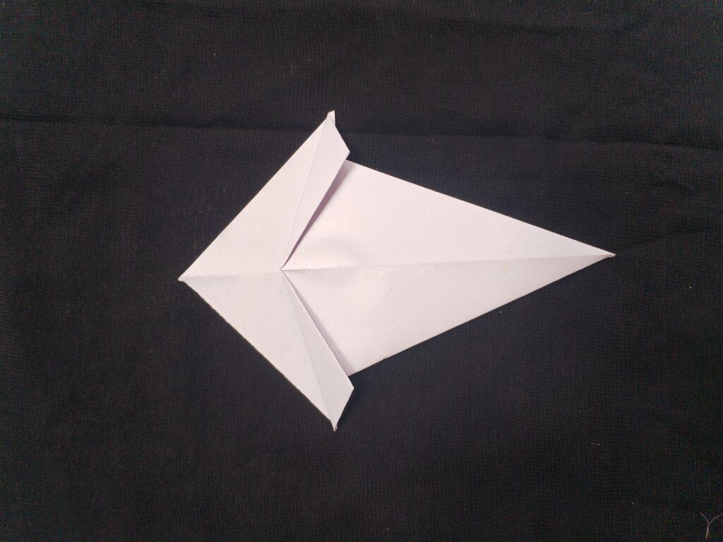 origami mushroom step: 6a