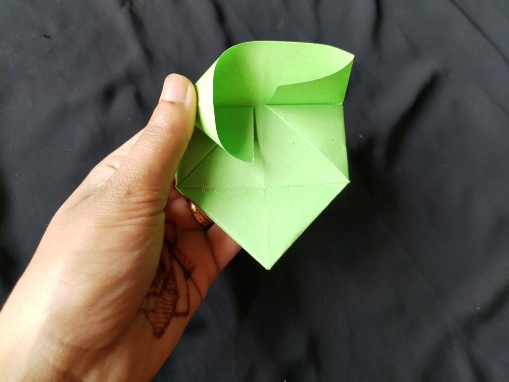 origami envelope box step: 6b