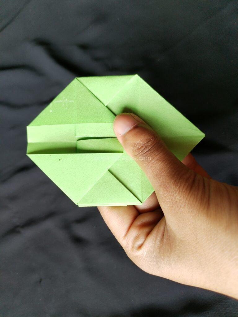 origami envelope box step: 6c