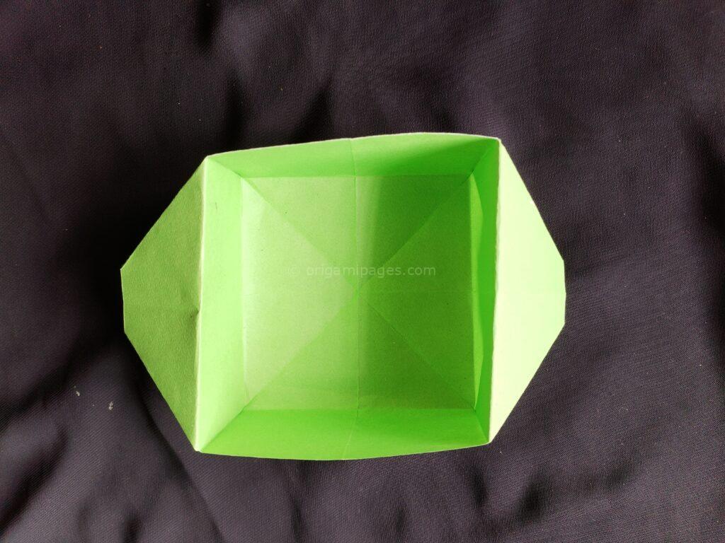 origami envelope box step: 7a