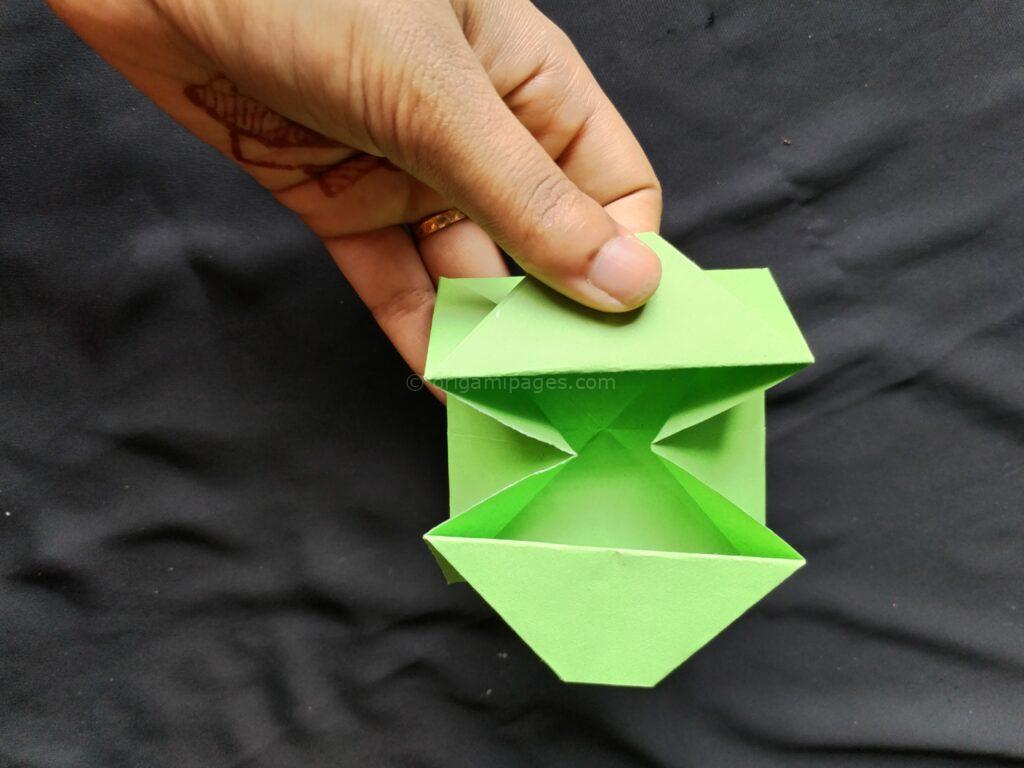origami envelope box step: 7b