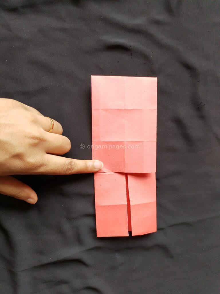 Origami Popup Envelope Box Step: 4c