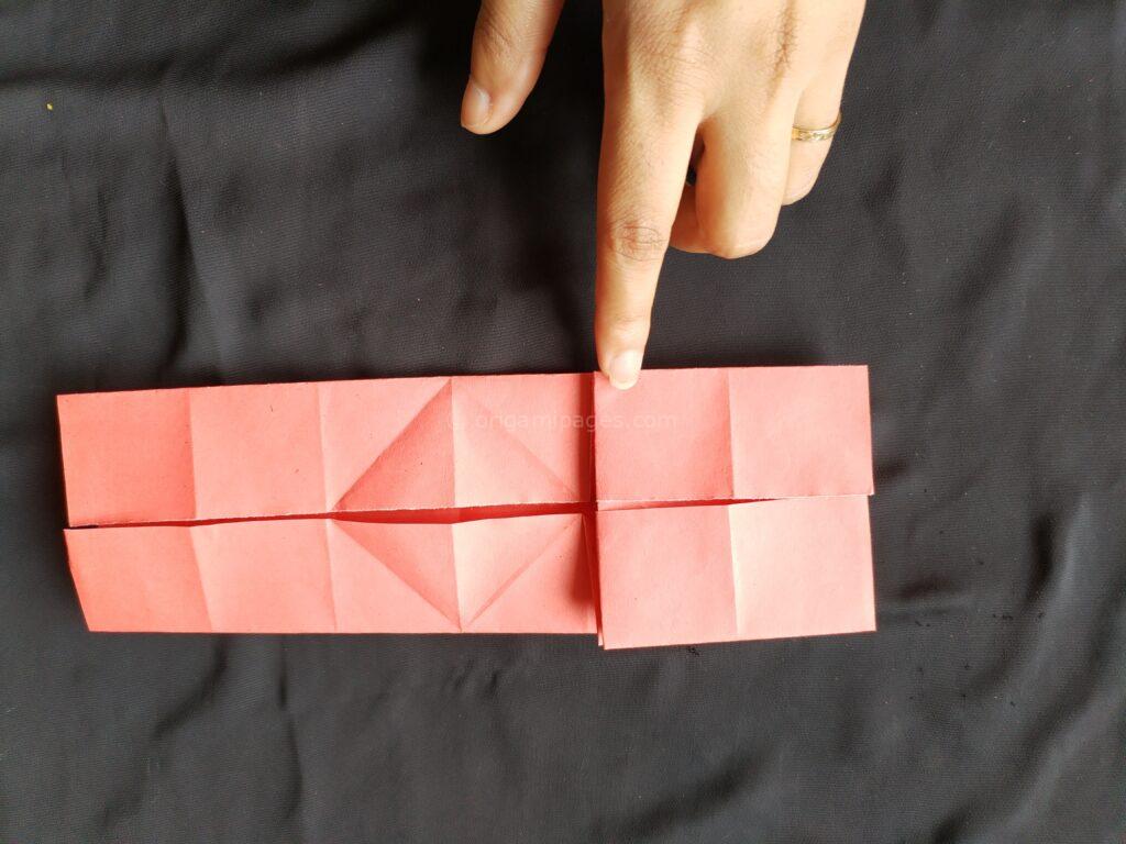 Origami Popup Envelope Box Step: 4d