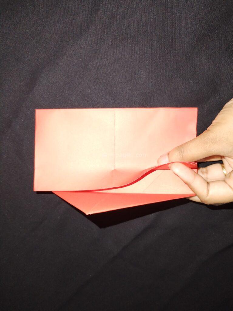 origami heart envelope step: 8