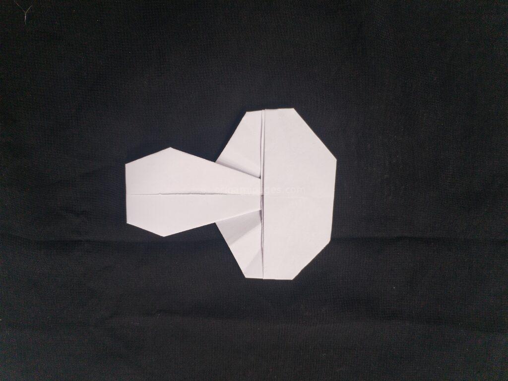 origami mushroom step: 8a