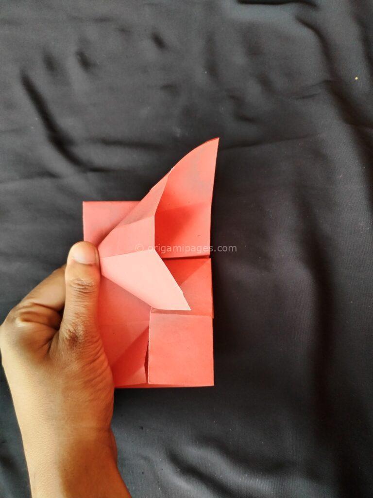 Origami Popup Envelope Box Step: 5b