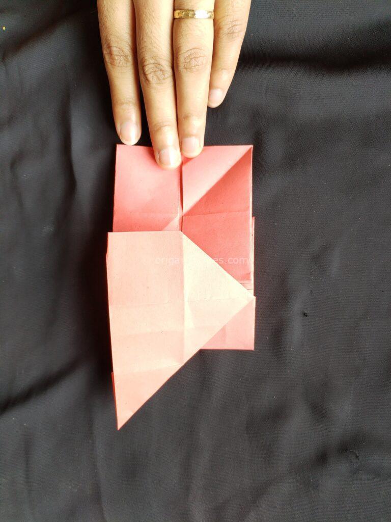 Origami Popup Envelope Box Step: 5c