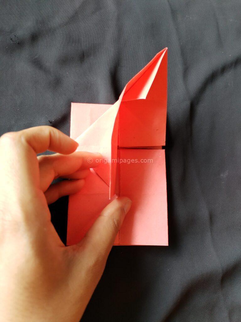 Origami Popup Envelope Box Step: 5d
