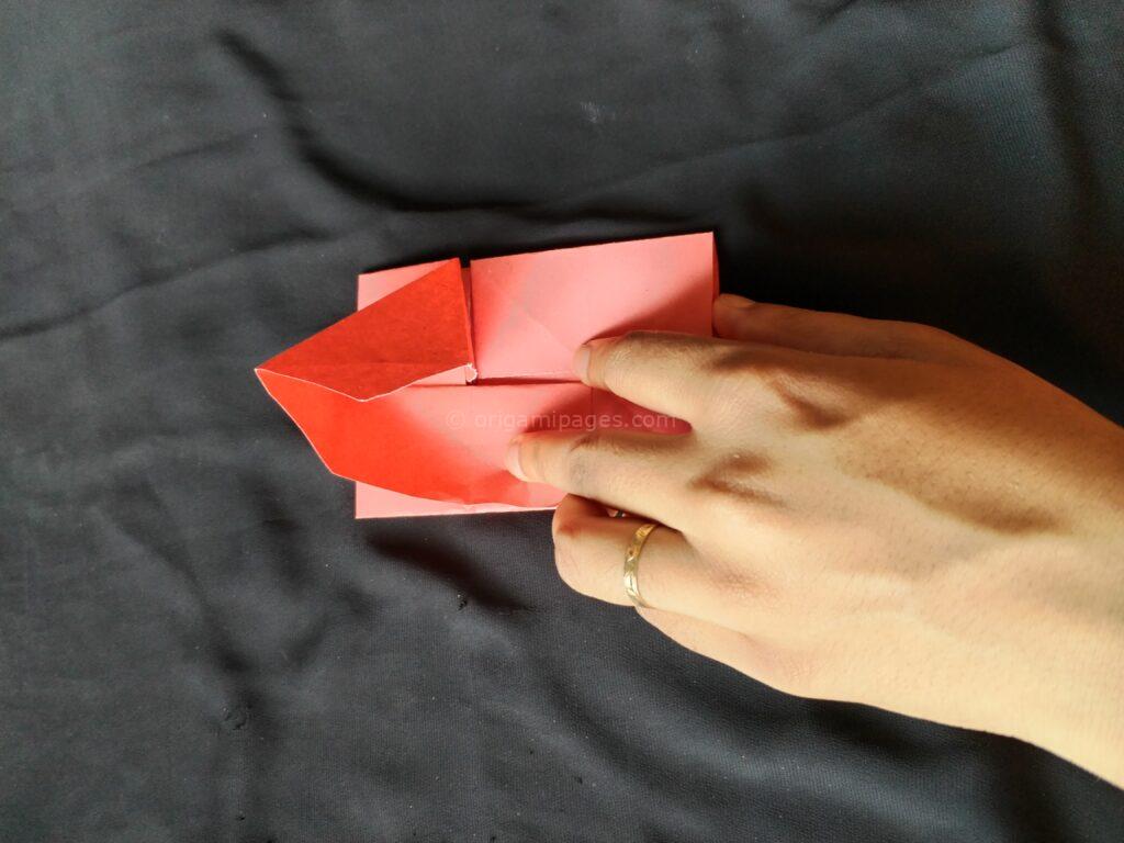 Origami Popup Envelope Box Step: 5f
