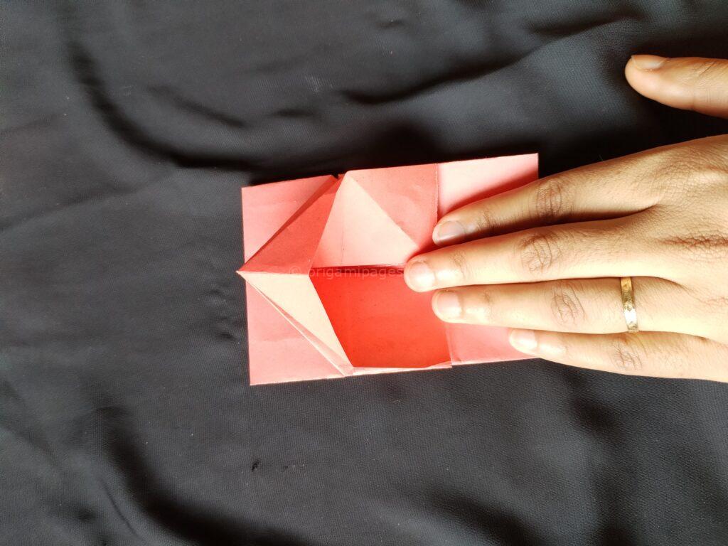 Origami Popup Envelope Box Step: 6b