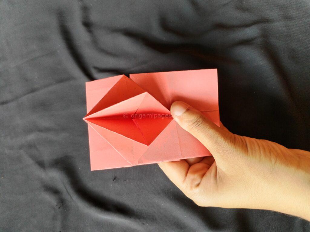 Origami Popup Envelope Box Step: 6d
