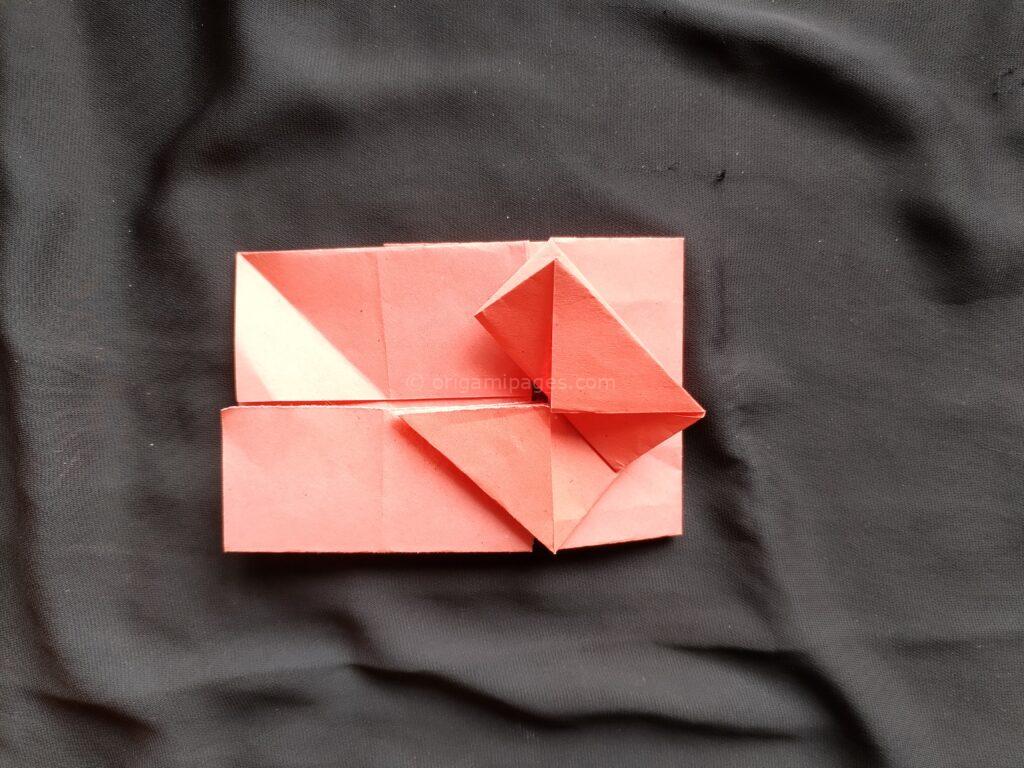 Origami Popup Envelope Box Step: 6f