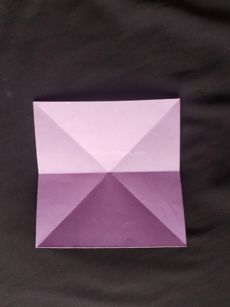 Origami school bag step: 3b