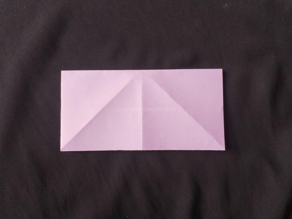 Origami school bag step: 3c