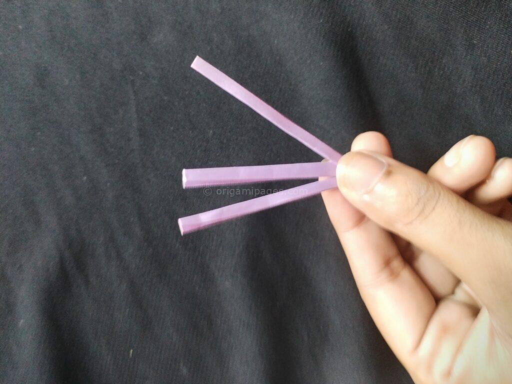 Origami school bag step: 8a