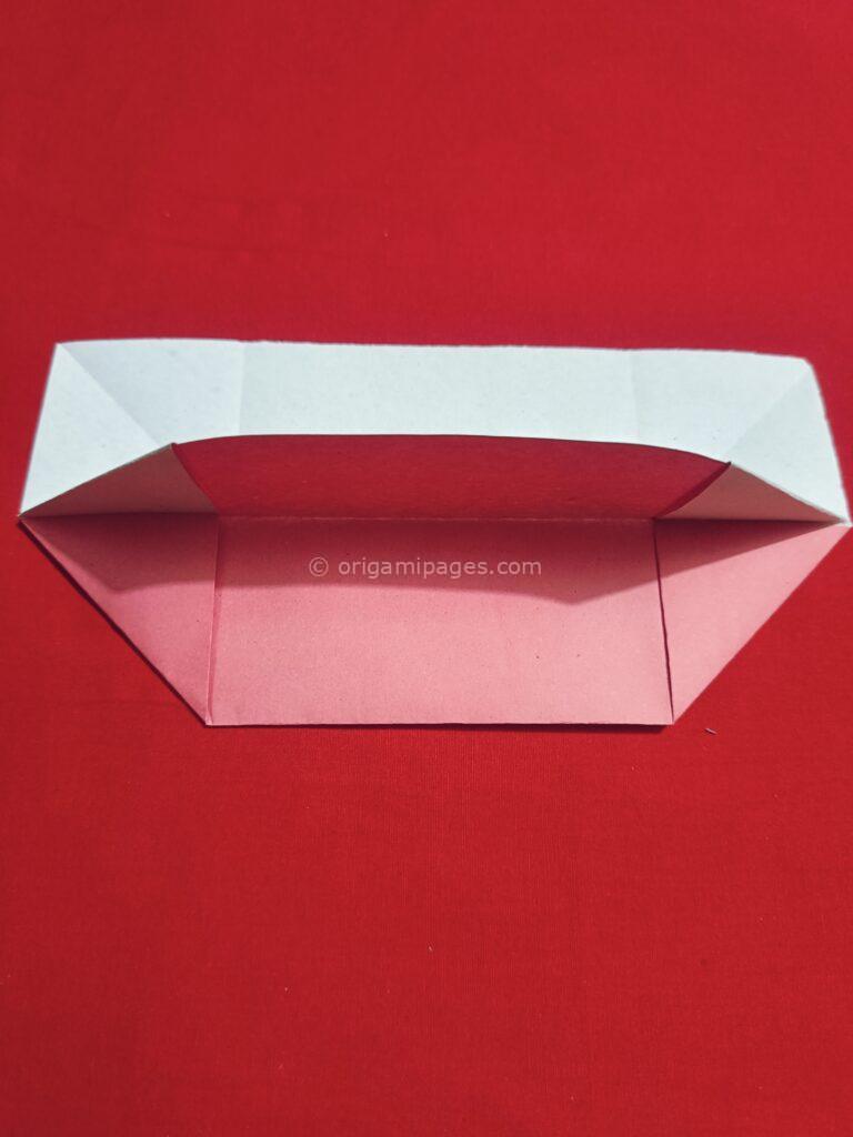 Origami Baggi Box Step 10a