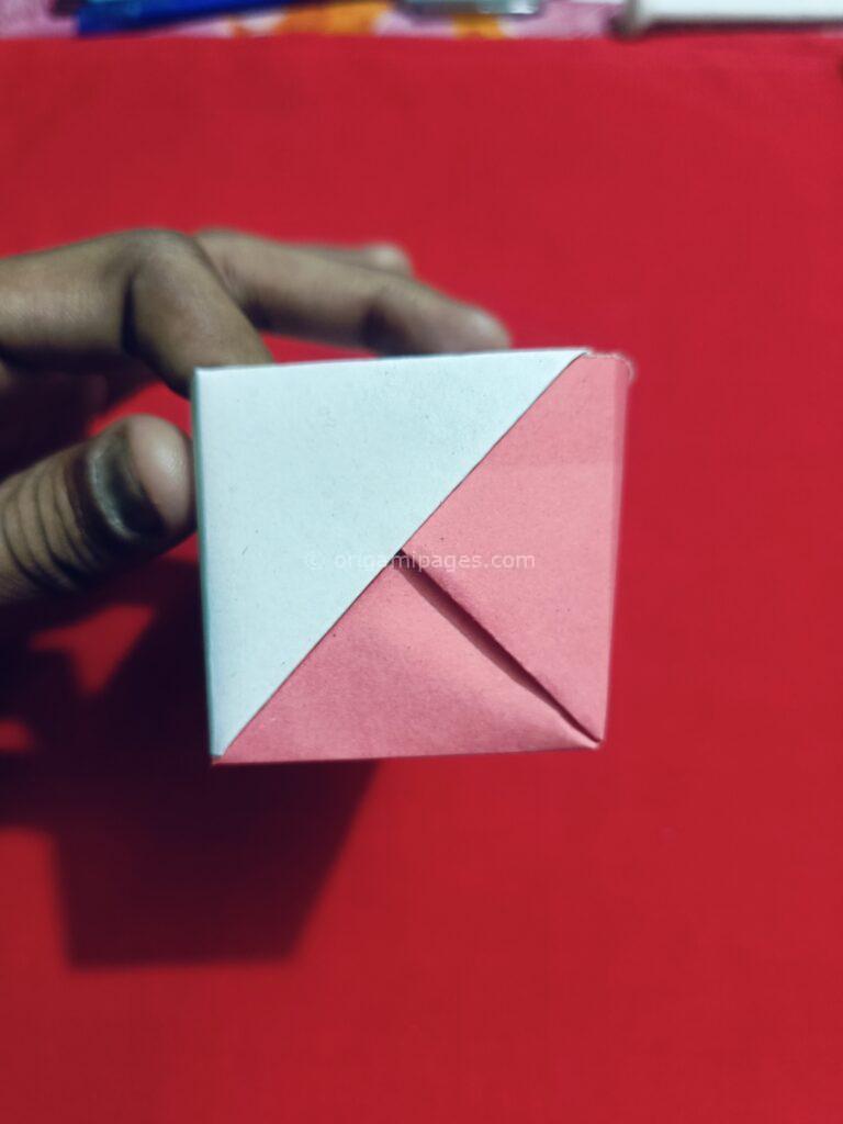 Origami Baggi Box Step 13c