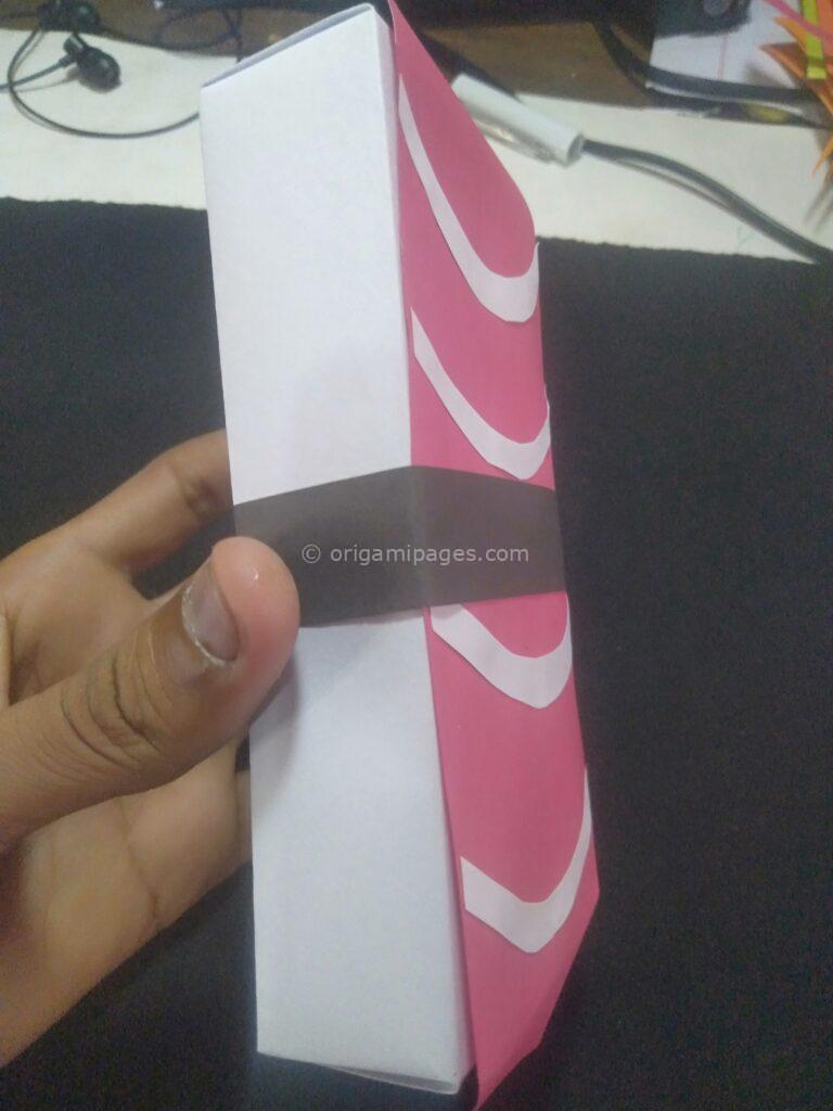 Origami Sushi Box Step: 21b