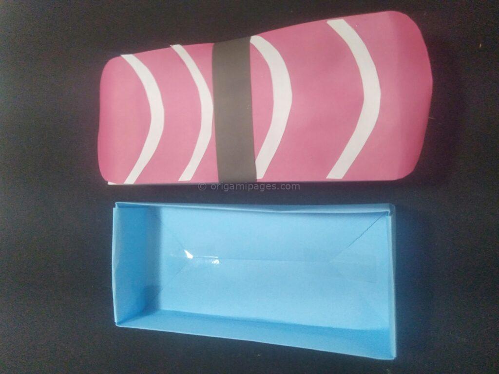 Origami Sushi Box Step: 22a