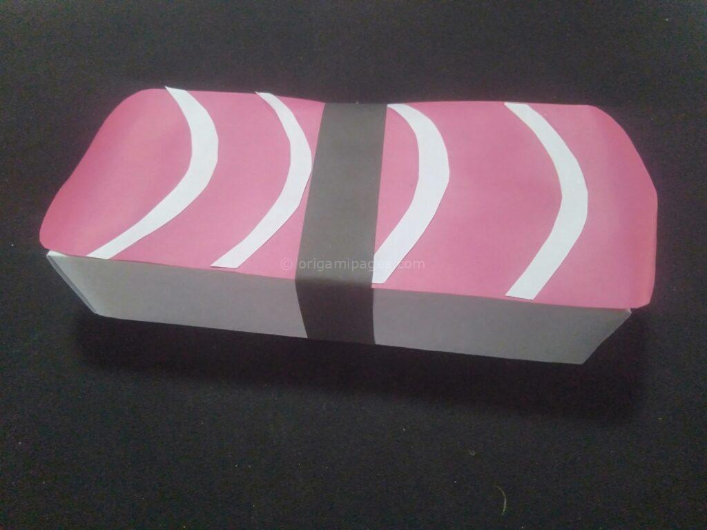 Origami Sushi Box Step: 22b