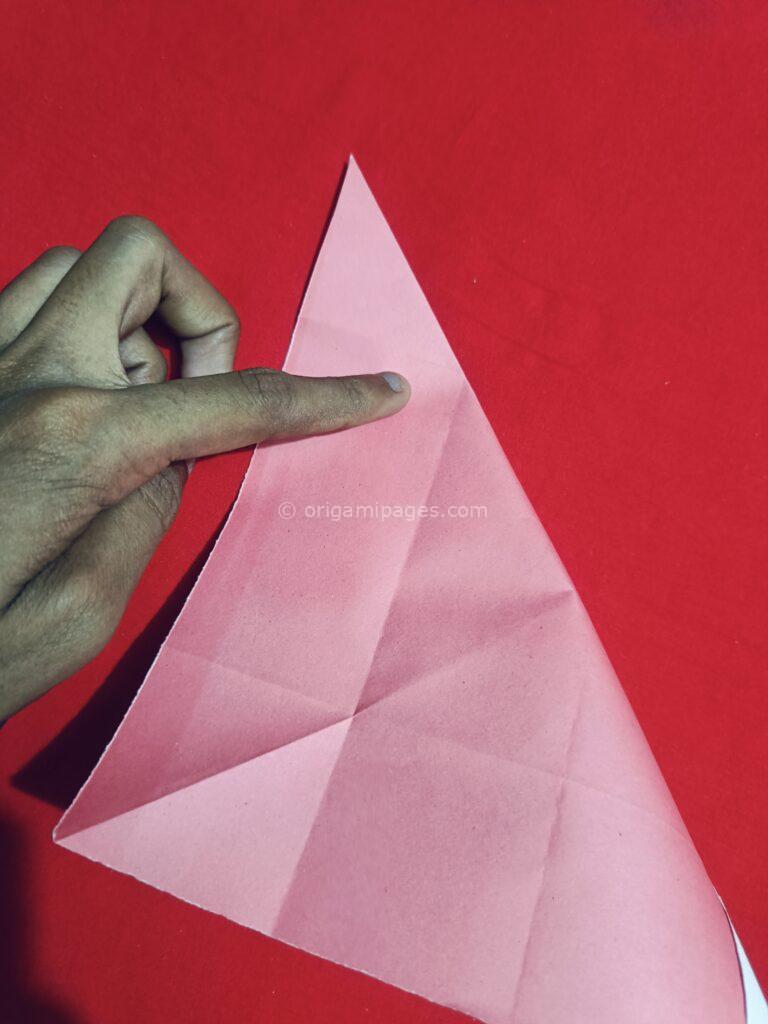 Origami Baggi Box Step 7c