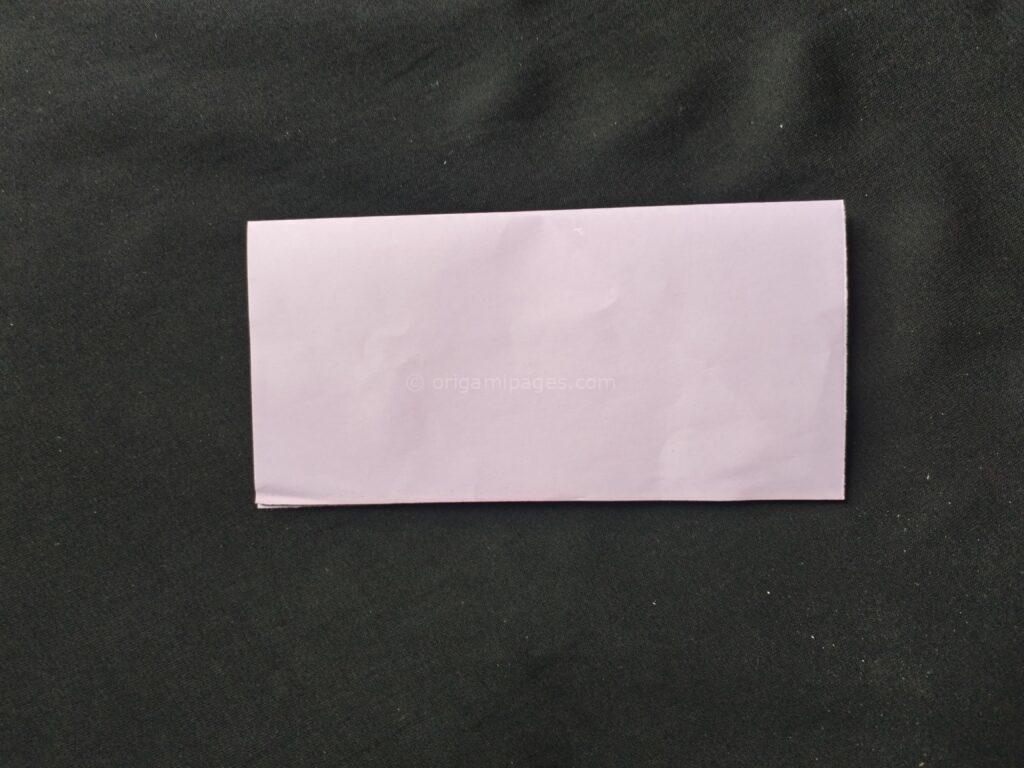 origami square box step: 2a