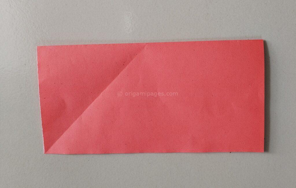 Origami Candy Box Step: 2a