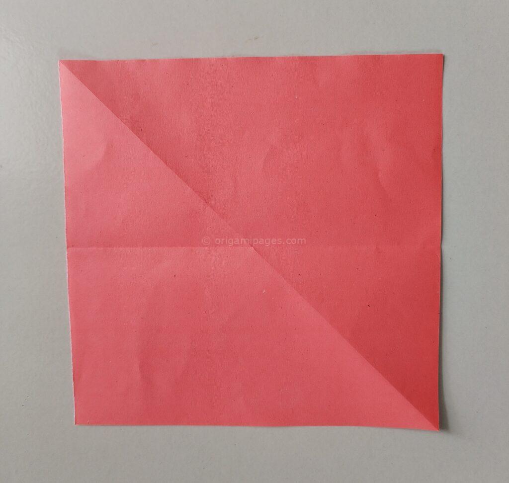 Origami Candy Box Step: 2b