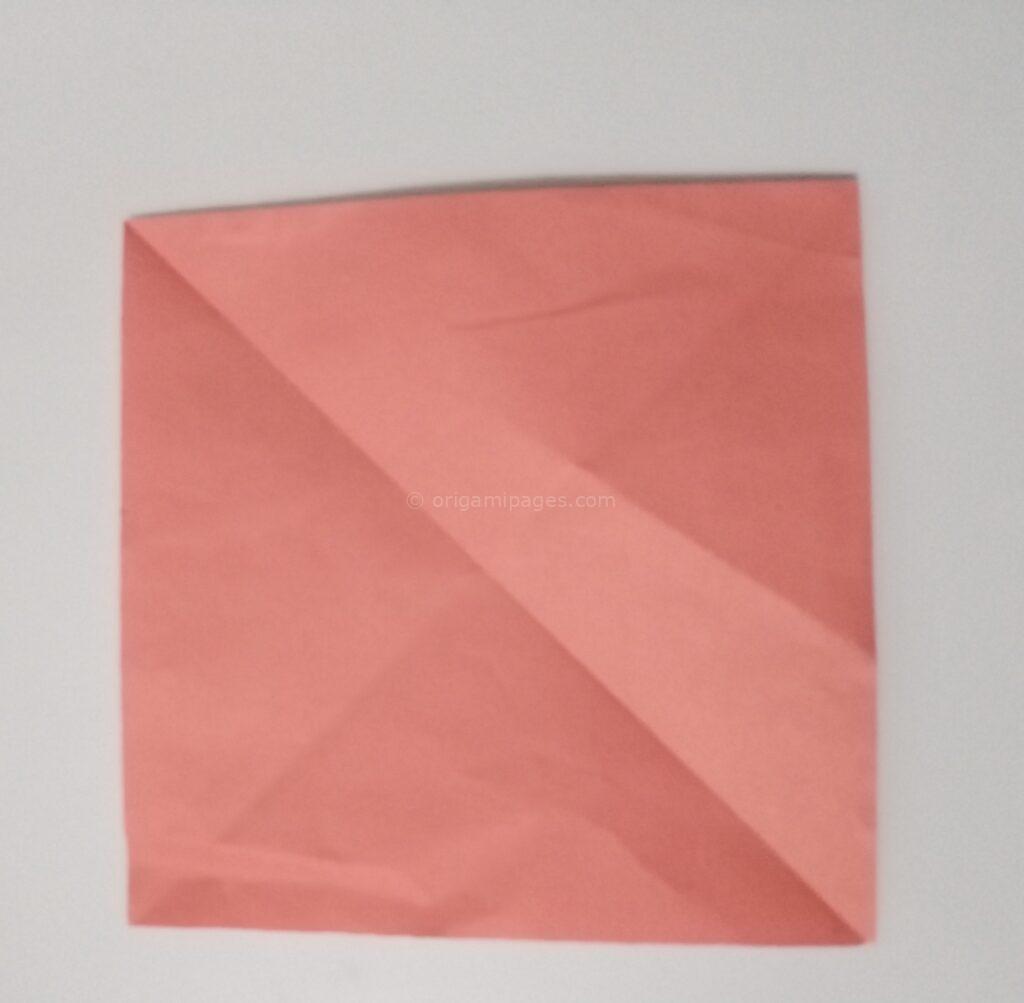 Origami Coin Purse Step: 2d