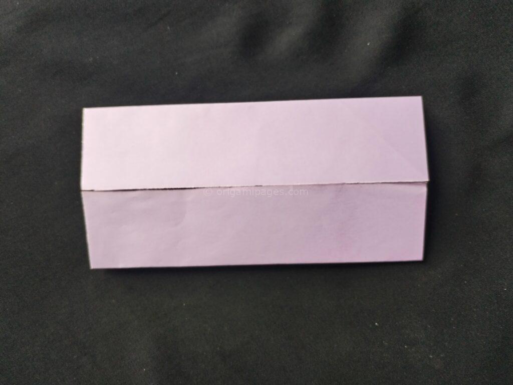 origami square box step: 3a