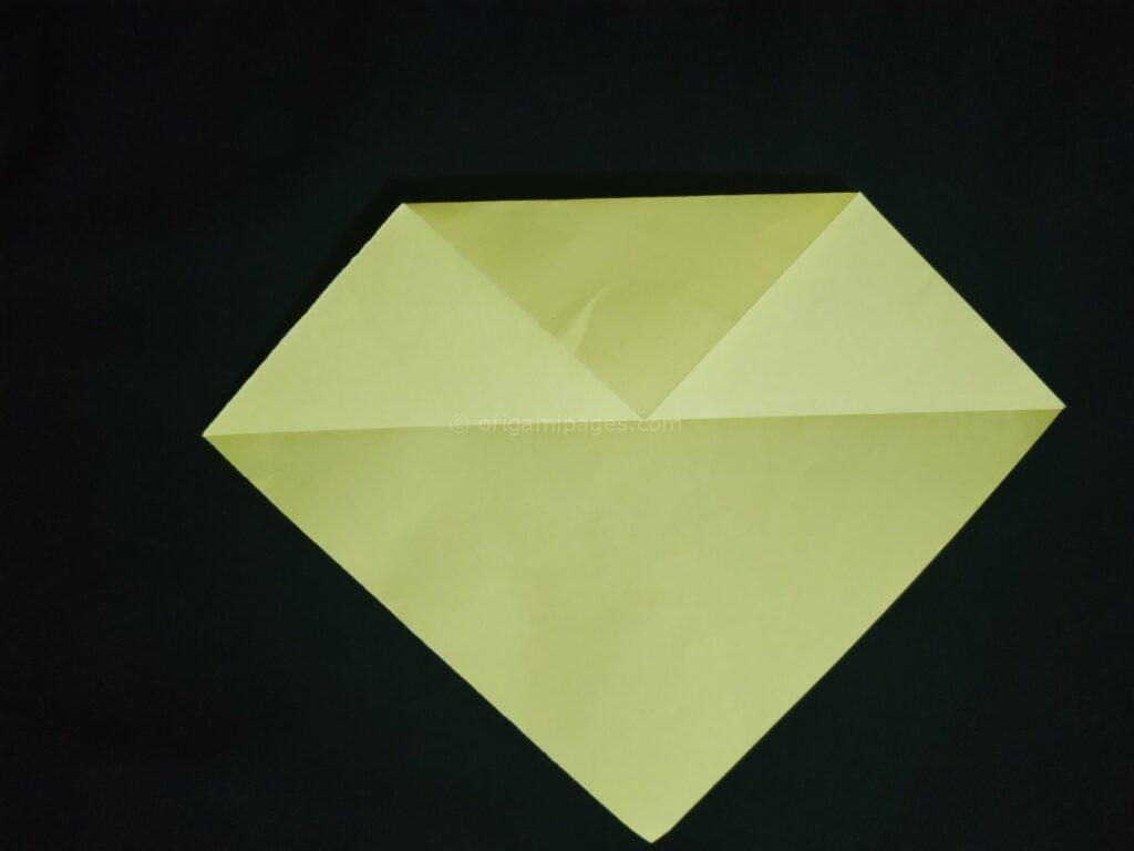 Origami Rectangle Box Step: 3a