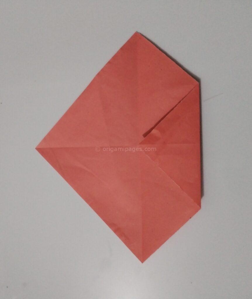 Origami Coin Purse Step: 3a