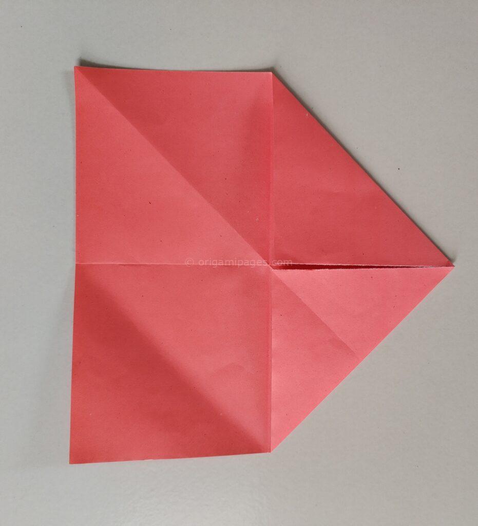 Origami Candy Box Step: 3a