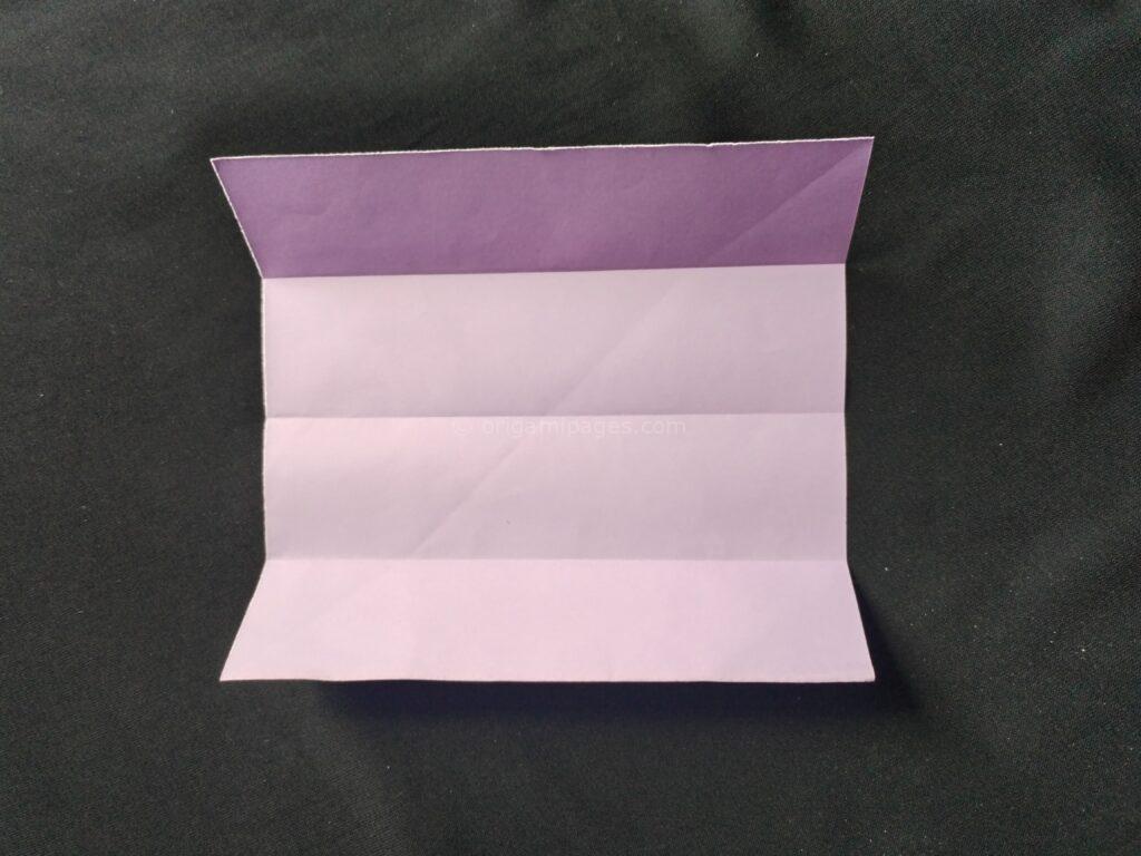 origami square box step: 3b