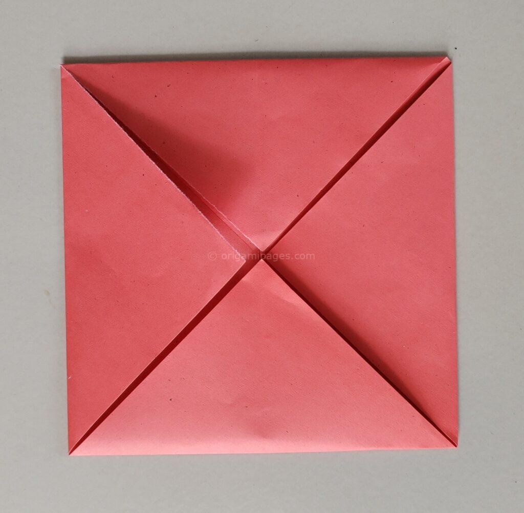 Origami Candy Box Step: 3b