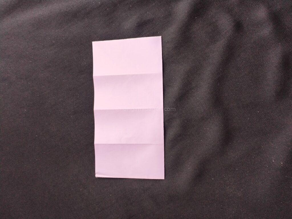 origami square box step: 3c