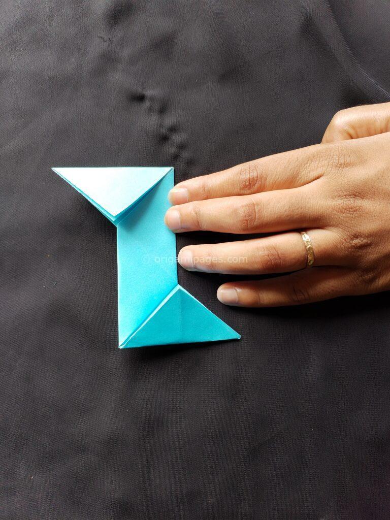 Origami Ninja Star Step: 3d