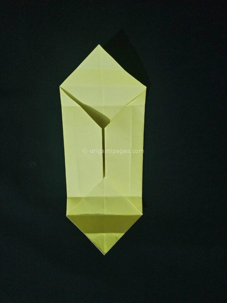 Origami Rectangle Box Step: 5c