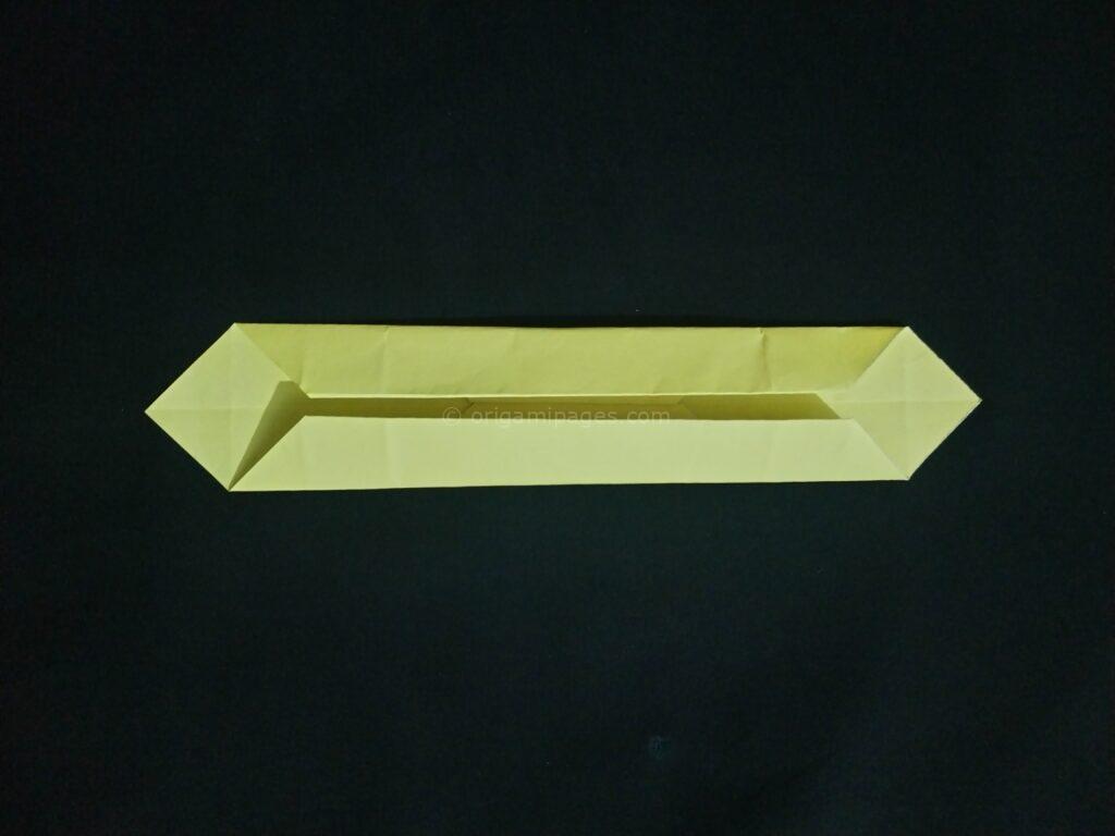 Origami Rectangle Box Step: 6a