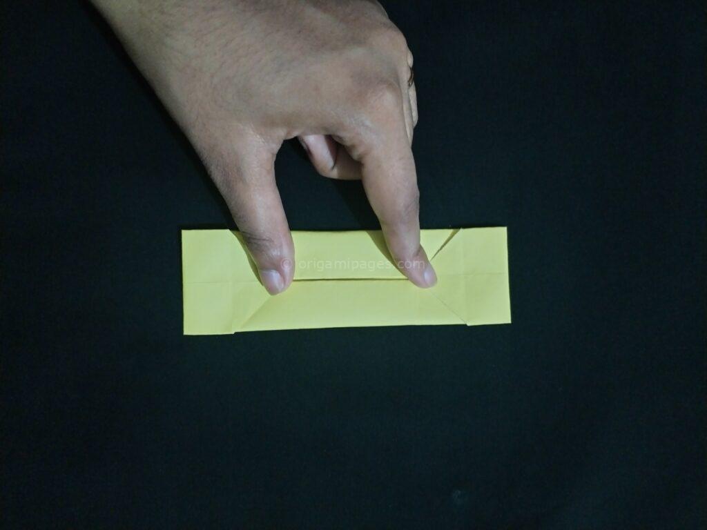 Origami Rectangle Box Step: 6b