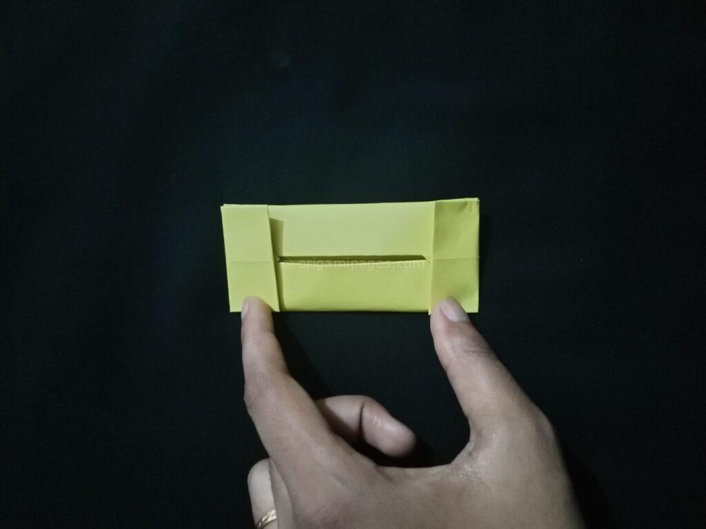 Origami Rectangle Box Step: 6c