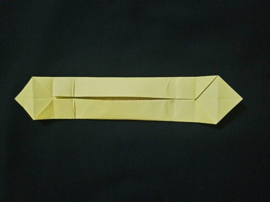Origami Rectangle Box Step: 6d