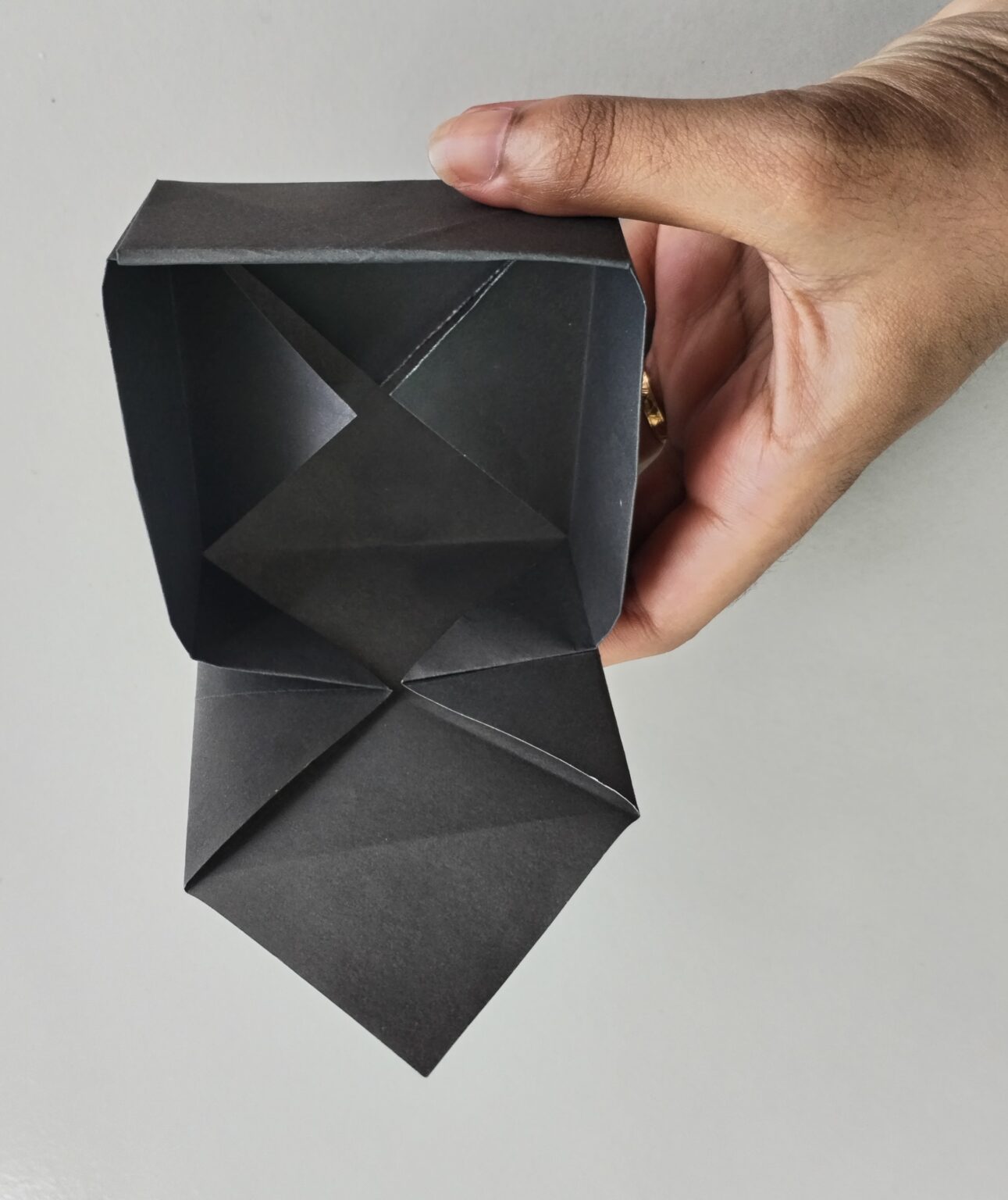 String Origami Box How to Make an Origami Masu Box